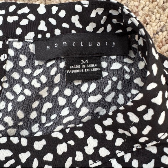 Sanctuary Black and White Blouse - Picture 2 of 3